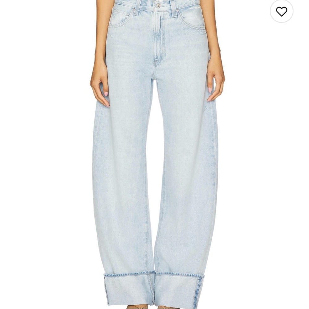 Paige Cuffed Arellia jeans NWOT